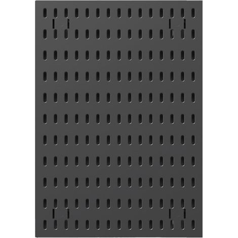 Pegboard - 120 x 60 cm - Acier Galvanisé - Pour Organisation Murale En Intérieur - Kit Complet Avec Accessoires - 1 Pièce