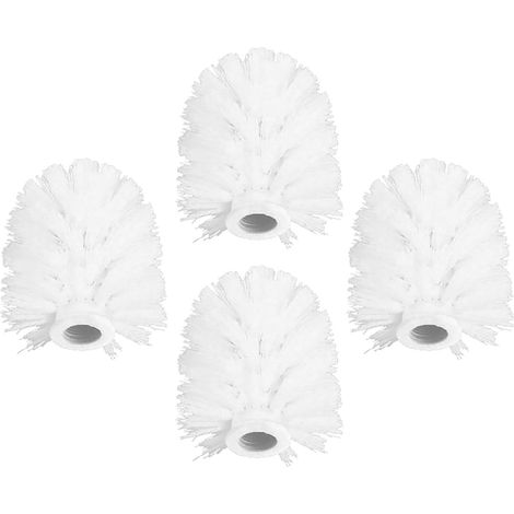 4 brosses WC, blanc, pour rebords WC, salle de bain et céramique (1/5)