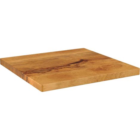Dessus de bureau Plateau De Table Dessus de table 60x60x2,5 cm carré bois massif manguier CFW72689 (1/5)