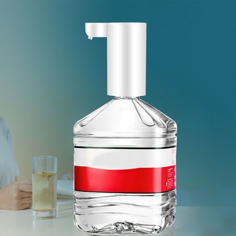 Flaschenwasserpumpe, Mineralwasserspender, selbstansaugende elektrische Haushaltswasserpumpe mit Druckknopf, Spender für gereinigtes Wasser in Flaschen (1/5)