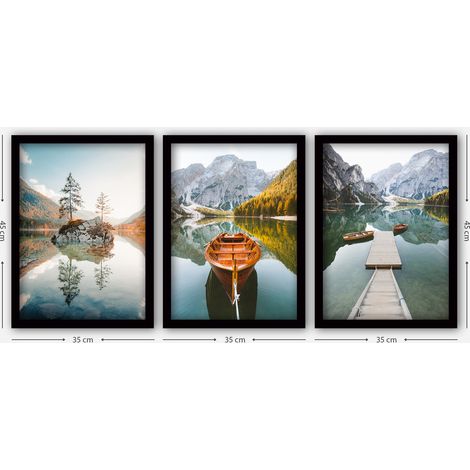 Arte murale incorniciata, cornice per foto Painting Multicolore (1/2)