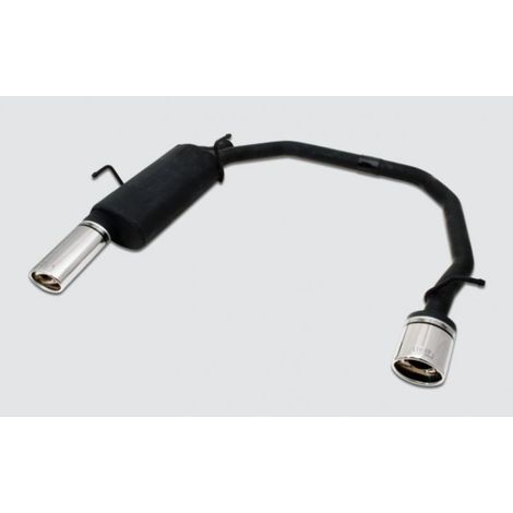 Silencieux Duplex Echappement Ulter Peugeot 206CC 2.0i 2000-2011 95x65mm-36609368