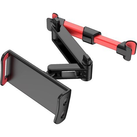 360° drehbare Kopfstützenhalterung für die Rückbank des Autos, verstellbar, kompatibel mit allen 4-11 Zoll Tablets, Mobiltelefonen und iPad Air Mini. (1/5)