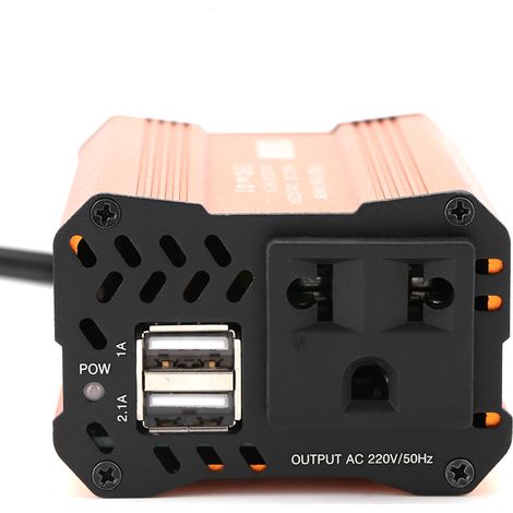 Convertisseur de puissance multifonctionnel JW-150W pour voiture, 12 V vers 220 V (1/5)