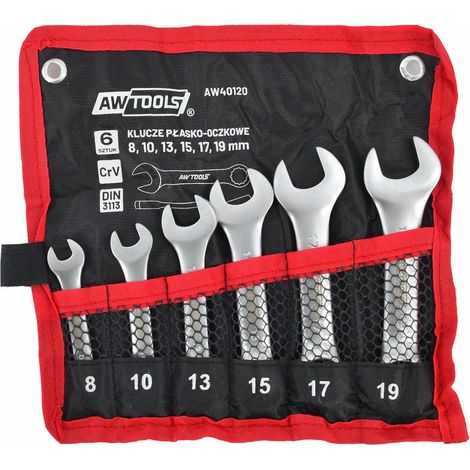 Schlüssel awtools short combination spanner set Satinfinish 15° Winkelschraubenkopf (1/3)