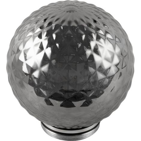 VARYT Abat-jour en verre, aspect diamant fumé - SLV - 1007858 (1/4)
