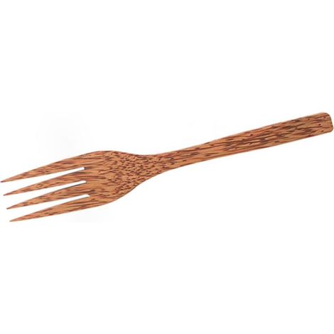 Fourchettes à dessert en bois, vaisselle, fourchette vietnamienne en bois naturel, fourchette en bois multi-usages (1/5)