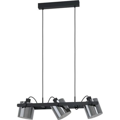 Lampada a Sospensione 3 Luci con Paralumi Regolabili Hornwood 2 Eglo (1/2)