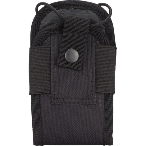 Support radio portable multifonctionnel en nylon pour randonnée et activités extérieures - Noir (1/5)