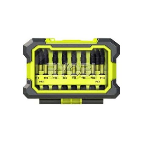 Ryobi 10-teiliges Schraubzubehörset mit stoßfestem Koffer RAK10MSDI (1/5)