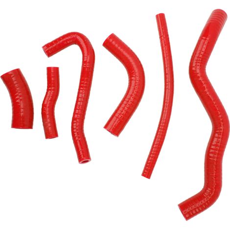 Tuyau de radiateur en silicone rouge pour Suzuki DRZ400S DRZ400SM, kit de remplacement de durite de refroidissement, tube haute performance, compatible moto tout-terrain (1/5)
