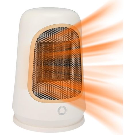 Chauffage soufflant, radiateur d'appoint, chauffage pour petites pièces Chauffages d'intérieur, radiateur électrique en céramique, petit chauffage portable à chauffe rapide (1/5)