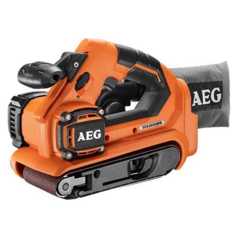 Levigatrice a nastro brushless AEG BHBS18-75BL-0 da 18 V, batteria non inclusa, con impugnatura ergonomica e velocità variabile, nastri lunghi fino a 457 mm e larghi 75 mm (1/3)