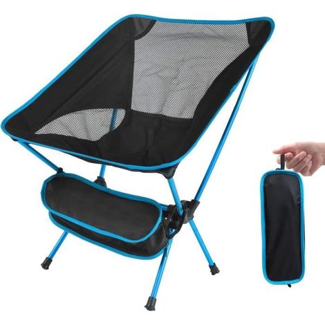 Chaise de camping pliante - ROSEDOES - avec accoudoirs - alliage d'aluminium léger - capacité de charge 105 kg (1/4)