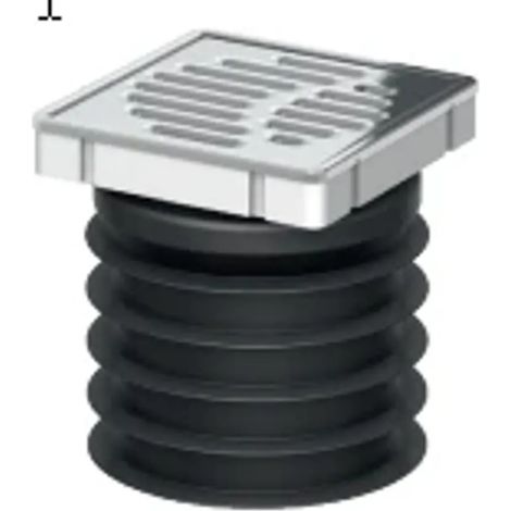 ACO Passino DN 110  GV50, Rahmen 104x104  Rost Quadrato V2A  KlL15, 2310.87.50