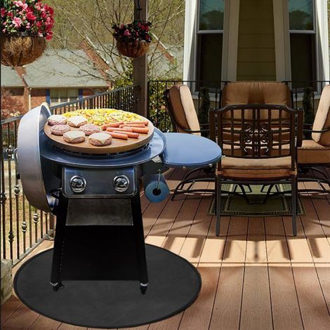 Tapis Barbecue - 61 Cm - Résistant Chaleur Jusqu'à 930 °C - Pour Terrasse Patio Extérieur - 1 Pièce (1/5)