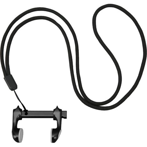 Pince-nez plongée réglable aluminium, bouchon natation professionnel avec lanière noir (1/5)
