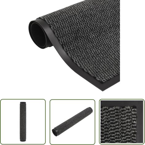Paillasson touffeté Tapis de salon Style Moderne - Tapis de sol 60x180 cm Anthracite BV719673 - BonneVie (1/4)