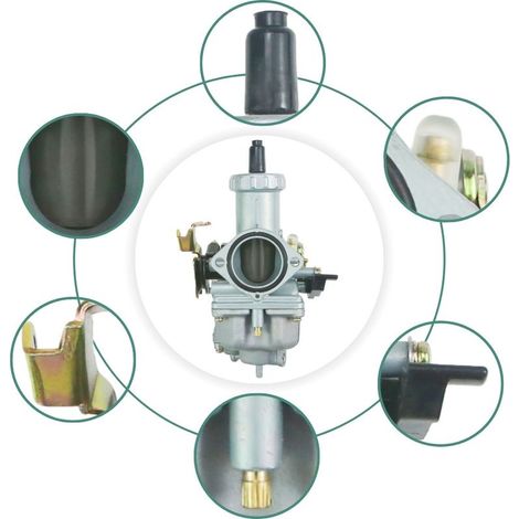 Satz mit 2 KEIHIN PZ32 Vergasern mit Beschleunigerpumpe – Für umgebaute ATVs, 250-350 cm³ CG-Motoren (1/5)