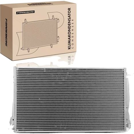 Condensador de aire acondicionado, Dimensiones: 625 x 358 x 16 mm, Compatible con Chevrolet Epica KL1 (2007-2011), Diámetro de entrada: 11,8 mm, Diámetro de salida: 11,8 mm, Información adicional: Inc (1/5)