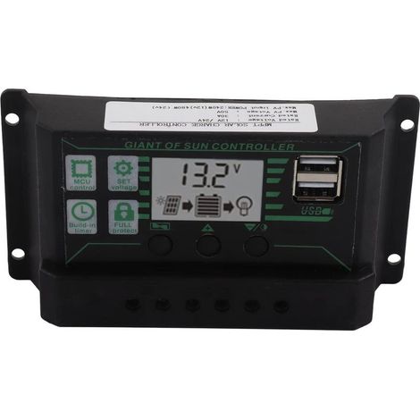 30W 12V Kit D'alimentation Solaire Panneau Solaire 30A Chargeur Kit de Contrôleur de Tension Silicium Polycristallin pour 12V Voiture RV Bateau Remorque Marine (1/5)