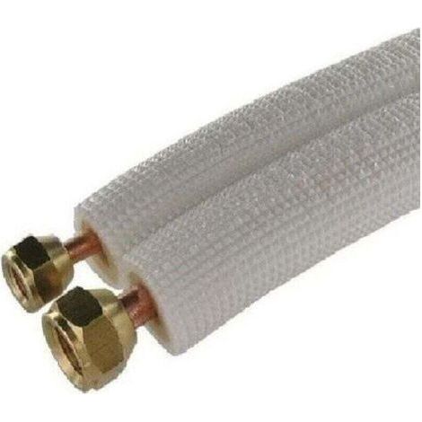 Liaison frigorifique M1 5 mètres – Raccords prêts montés – Diamètre tube (6+10) mm – Compatible R22, R407C, R410A, R507A – Installation rapide et sûre – Echoo