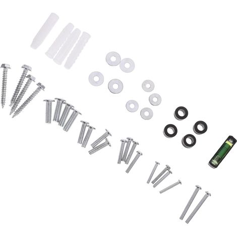 Vis de Fixation pour Téléviseur en Fer Robuste, Kit de Vis Métalliques de Rechange pour Support Mural TV, Fixation Murale Sécurisée, Installation Facile, Matériel Solide (1/5)