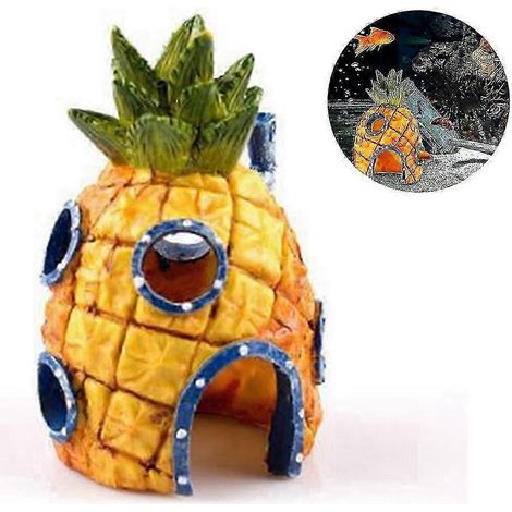 Balançoires pour aquarium Bob l'éponge en forme de maison ananas - Accessoires pour aquarium (1/5)