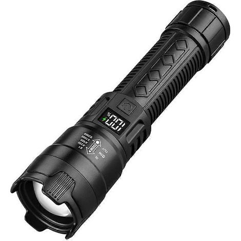 Lampe torche LED rechargeable USB, lampe torche haute puissance, lampe torche tactique (1/5)