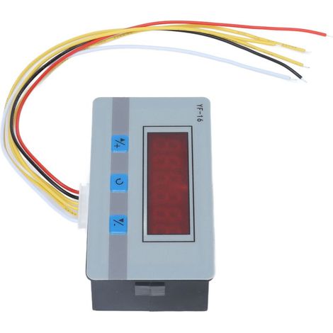 Compteur numérique YF‑16 1‑999999, détection automatique, alimentation 5‑24V, pour systèmes industriels (1/5)