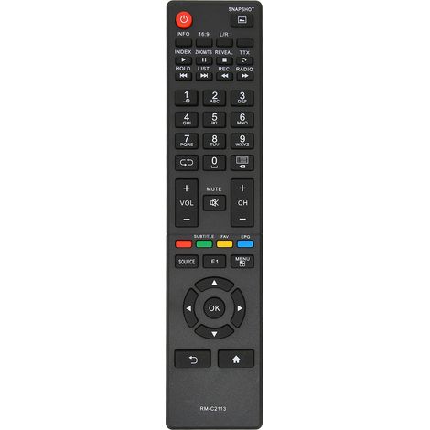 1 mando a distancia universal, compatible con JVC RM-C2113 LT-49N552A, botones táctiles ABS, no requiere configuración, para salón. (1/5)