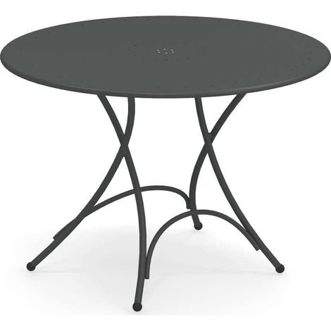 EMU Pigalle Table ronde Pliable 105 Fer Ancien 22