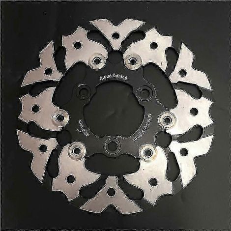Disques de frein universels uniques 20057mm/22070mm/26060mm pour motos/scooters/motos sportives/vélos, disques de frein usinés CNC pour Yamaha, Honda, Suzuki, KTM (style B 220 en titane) (1/5)