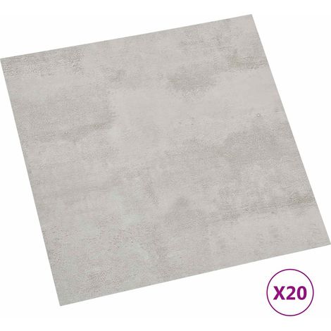 vidaXL Tablones de suelo autoadhesivos Blanco y gris 30,5 x 30,5 cm (1/2)