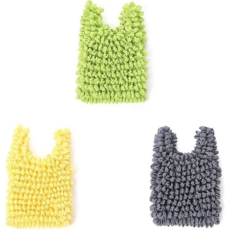 Lot de 3 sacs extensibles et plissés « magiques », portables et pliables, sacs de courses réutilisables, parfaits pour les voyages et le shopping. (1/5)