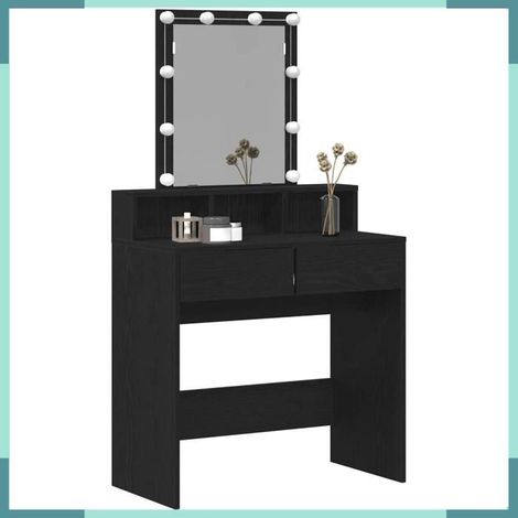 862302 Coiffeuse Chêne noir 80 x 41 x 144,5 cm Bois d'ingénierie (1/5)