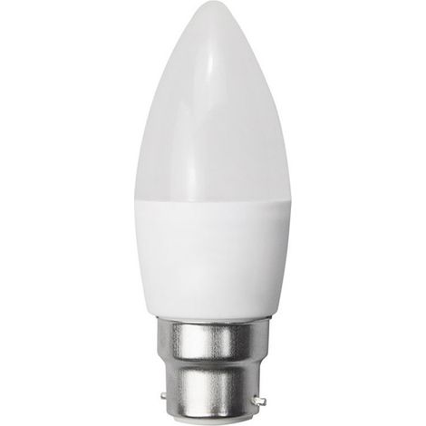 Ampoule LED Flamme (C35) 7W B22 Blanc Brillant 4000K