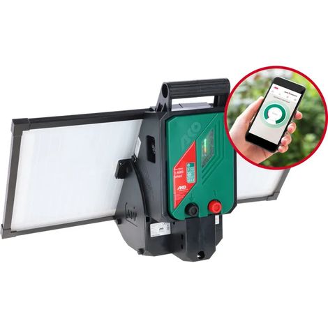 Clôture électrique kerbl sun power s4000 smart solaire intelligente
