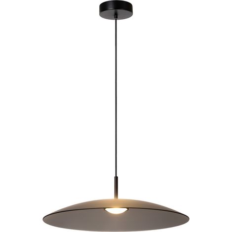 Lampe suspendue élégante Menga Ø verre fumé de 60 cm - 25417/12/65 (1/3)