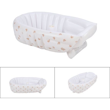 Baignoire gonflable pour bébé, baignoire pliable pour nouveau-né, siège de douche Portable avec pompe à Air intégrée, Type C
