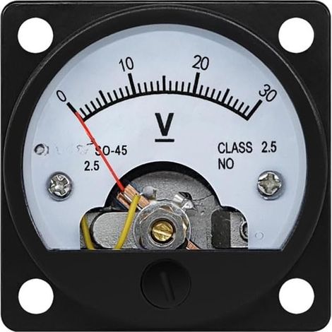 SO-45 - Ampèremètre analogique CC, boîtier ABS ignifugé, mesure du 1 (1/5)