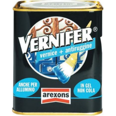 Peinture Vernifer + brillance antirouille 750 ml couleur vert e'meraude 4871 application directe peinture antirouille peinture e'mail