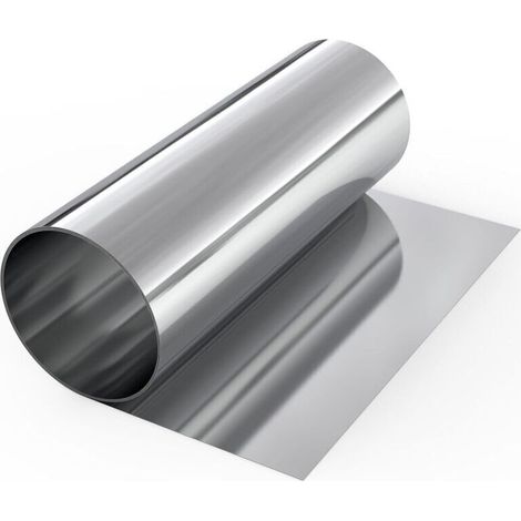 Feuille d'acier Inoxydable 304 0,2x200x1000mm, Rouleau en Acier Inoxydable pour La Réparation de Machines Industrielles, Projet Artisanal, Protection de Surface, Équipement Électronique (1/5)