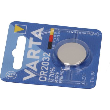 5x VARTA Lithium-Knopfzelle 3V CR 2032 DL 2032 ECR 2032 L14 EA - 2032C Lithium 5004LC (1/5)