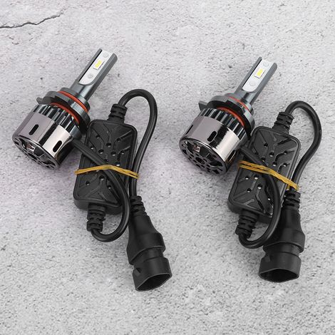 2 phares antibrouillard avant 9012 6000K 35W pour véhicule, 4000 lm, alimentation DC12-24V (1/5)