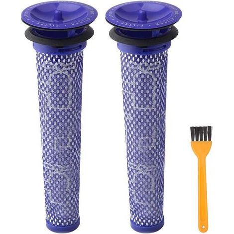 Filtres de rechange pour aspirateurs sans fil Dyson DC58, DC59, DC61, DC62, V6, V7 et V8 Animal. Remplace la pièce n° 965661-01. Préfiltre moteur - 2 pièces. (1/5)