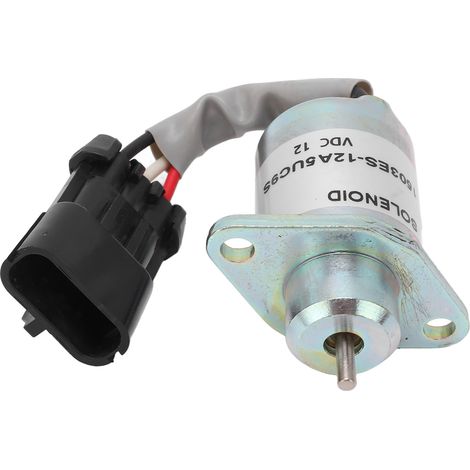 Solenoïde d'arrêt moteur 1503ES 12A5UC9S, vanne de coupure carburant 12V DC pour Kubota (1/5)