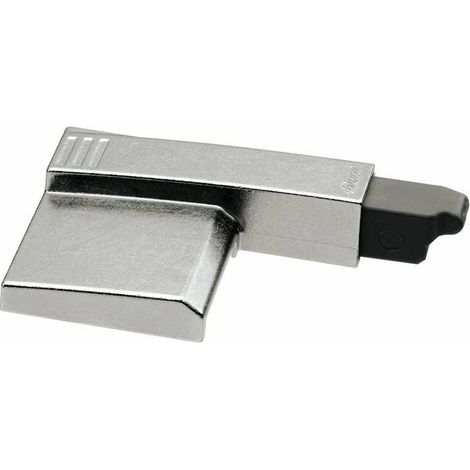 Amortisseur de porte Blumotion Blum 973A6000 pour charnière invisible 170° à enclencher sur le bras de la charnière métal finition nickelée Meuble Cuisine Salle de bain Caisson Fermeture Silencieux (1/2)