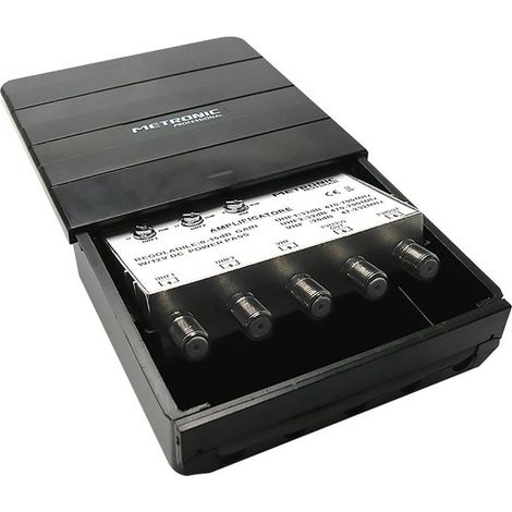 AMPLIFICATORE ESTERNO - DIGITALE TERRESTRE 3 IN/2 3 ingres. UHF/UHF/VHF - 2 uscite TV