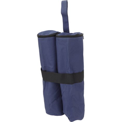 Sacs de lestage extra larges et ultra-résistants pour tentes pliantes, pare-soleil et abris extérieurs coupe-vent, bleu foncé (1/5)